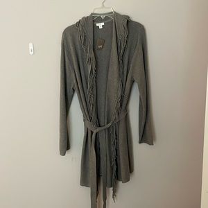 Gray J Jill fringe cardigan